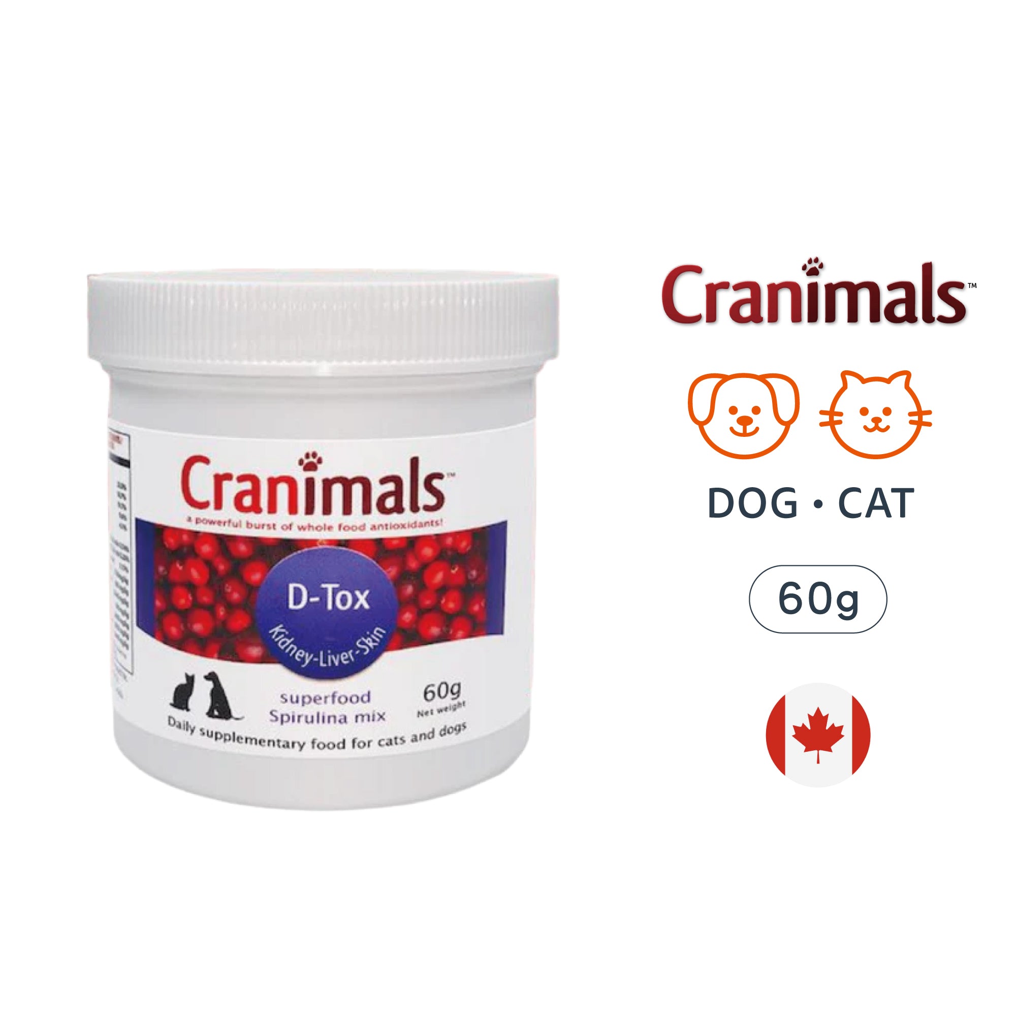 D•TOX海洋螺旋藻蔓越莓粉