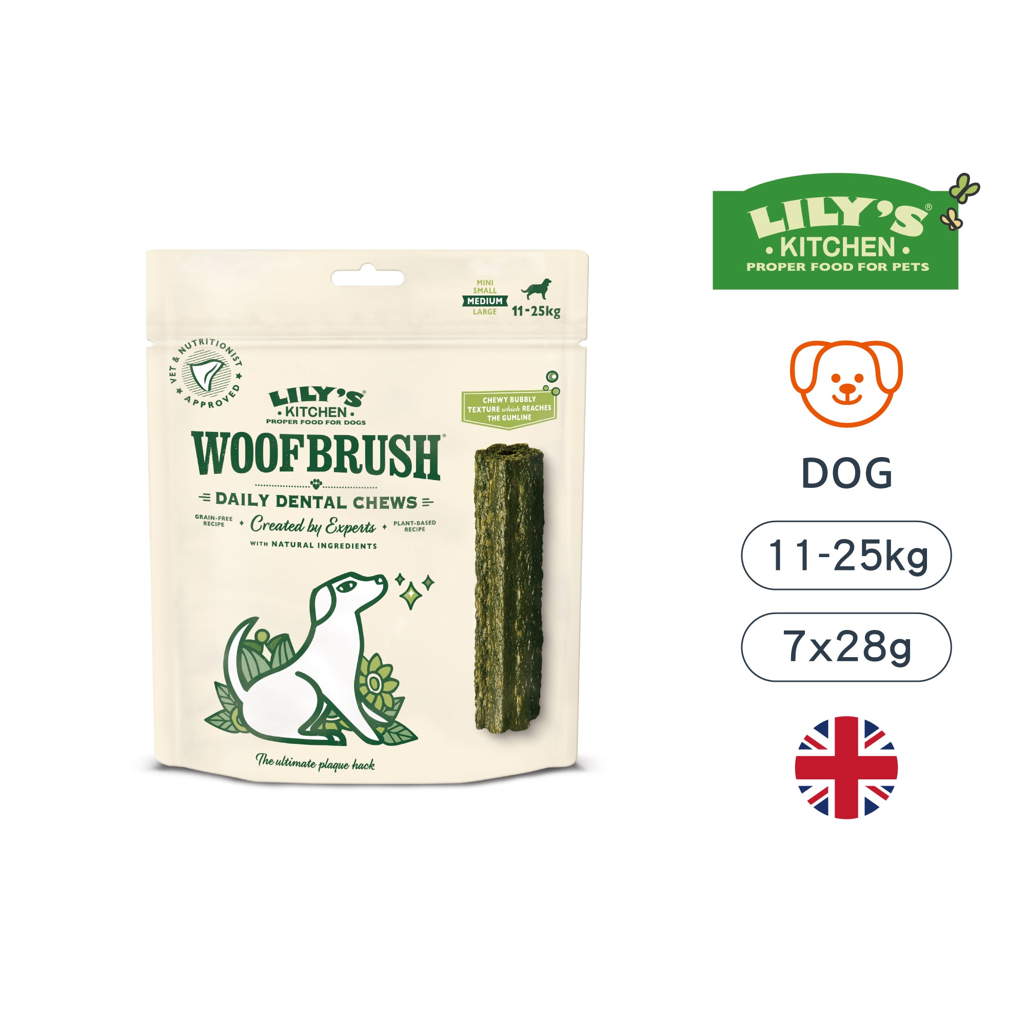 三包組🦷中型沃夫潔牙棒(犬)