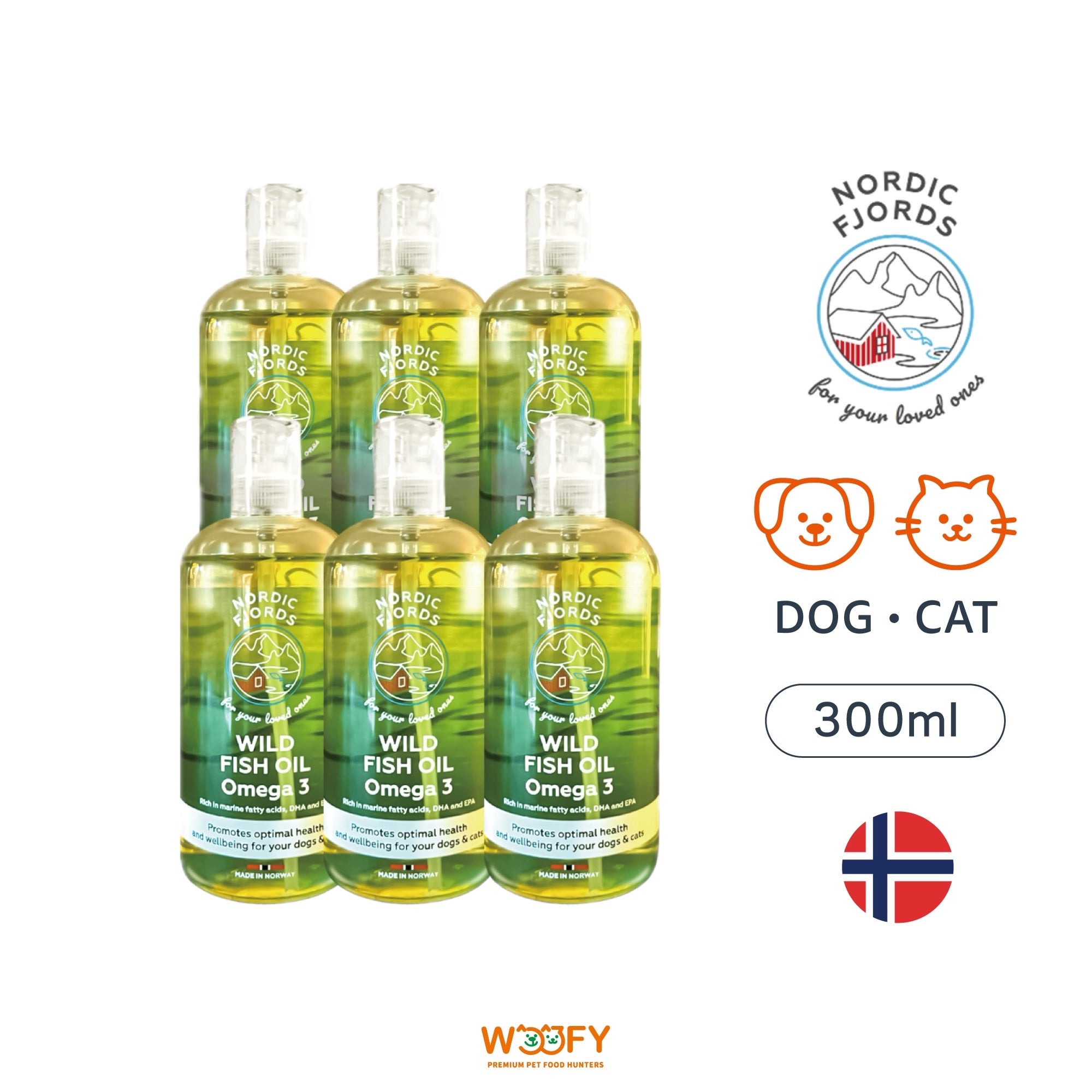 【阿邁姐團購】高階版野生魚油300ml 6瓶 囤貨組