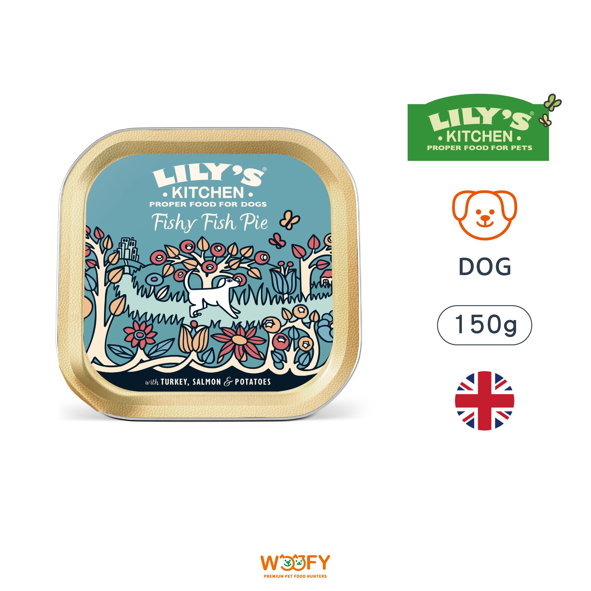 英式鮮魚派(犬) 150g