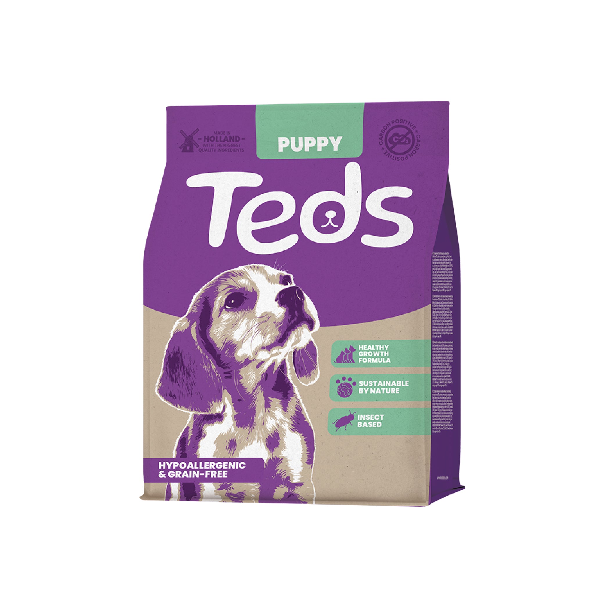 【泰德昆蟲Teds】荷蘭原裝進口低敏昆蟲蛋白飼料 - 幼犬