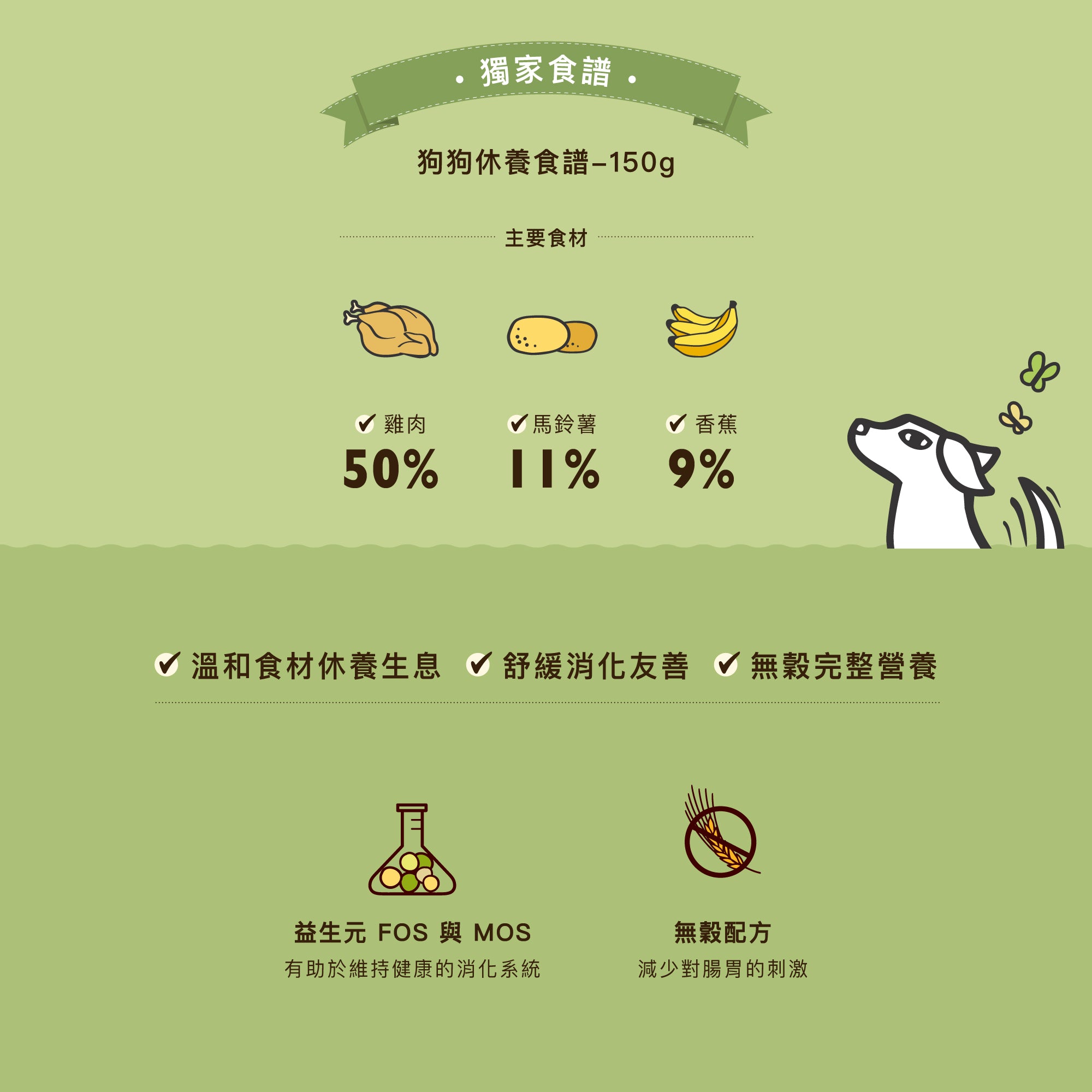 休養生息食譜(犬) 400g