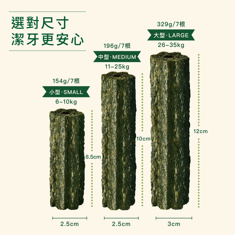 大號沃夫潔牙棒 進階版 腸胃益生元配方(犬)